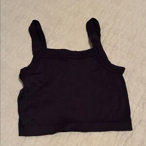 Urban Outfitters Black Cropped Tank